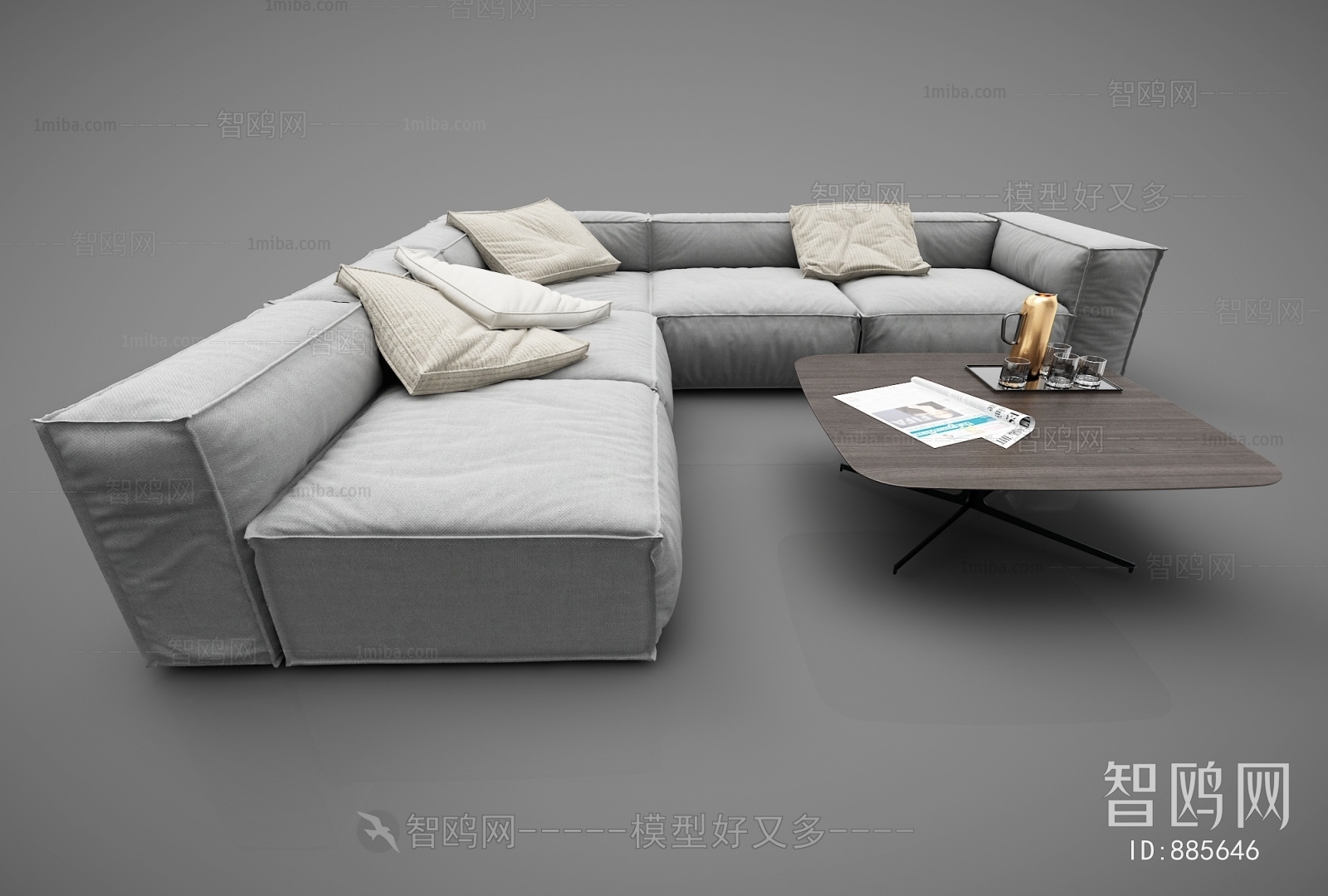 Modern Multi Person Sofa