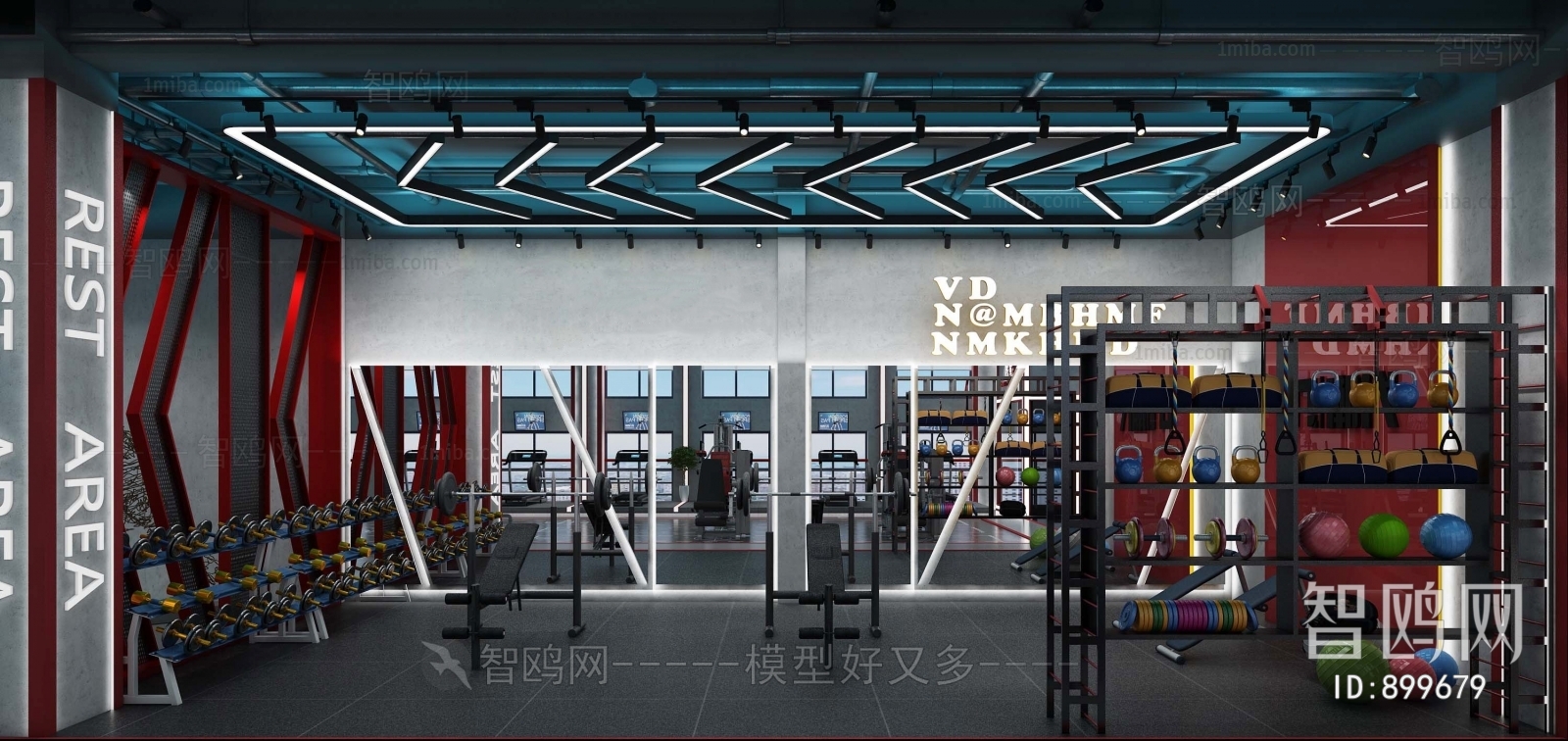 Industrial Style Gym