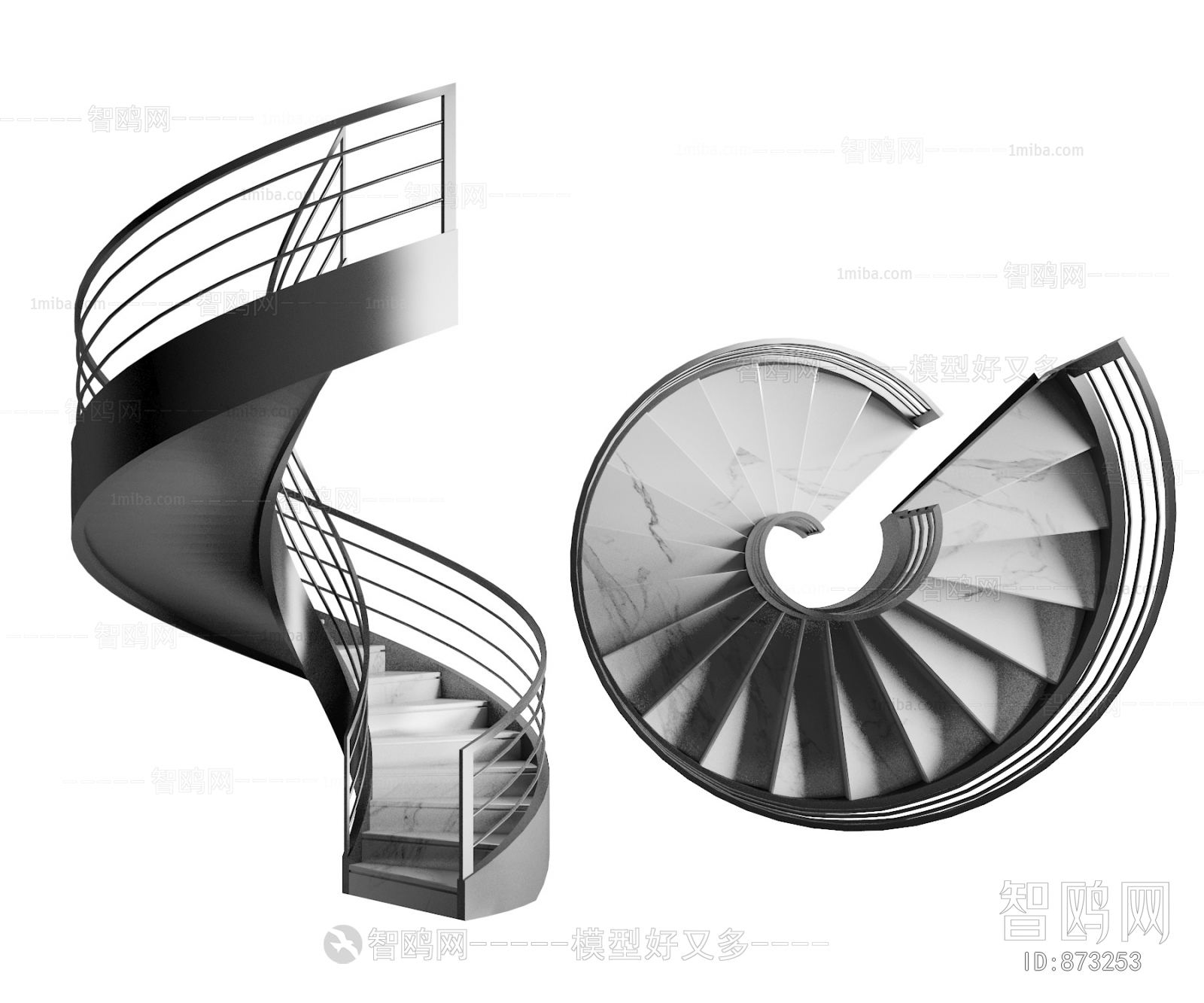 Modern Rotating Staircase