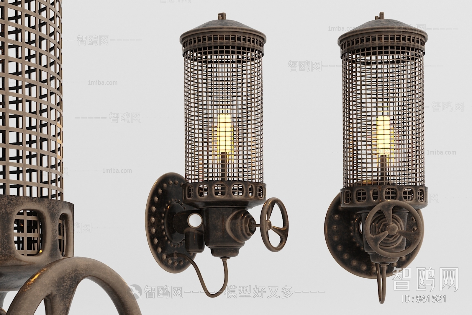 Industrial Style Wall Lamp