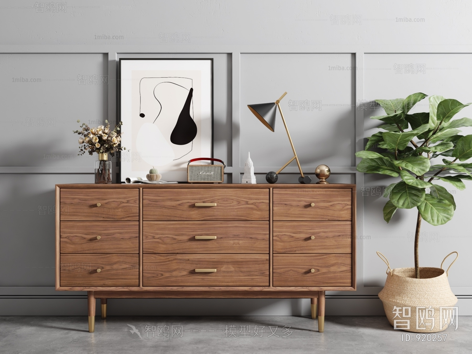 Nordic Style Side Cabinet