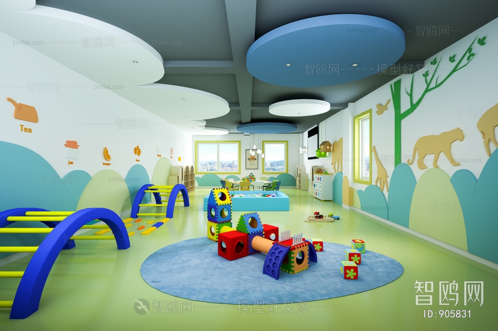 Modern Children's Playroom