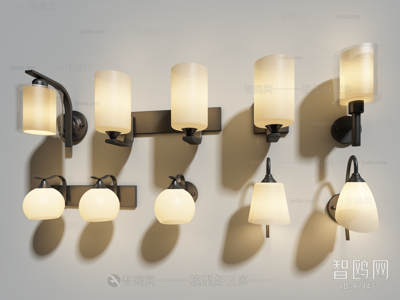 New Chinese Style Wall Lamp