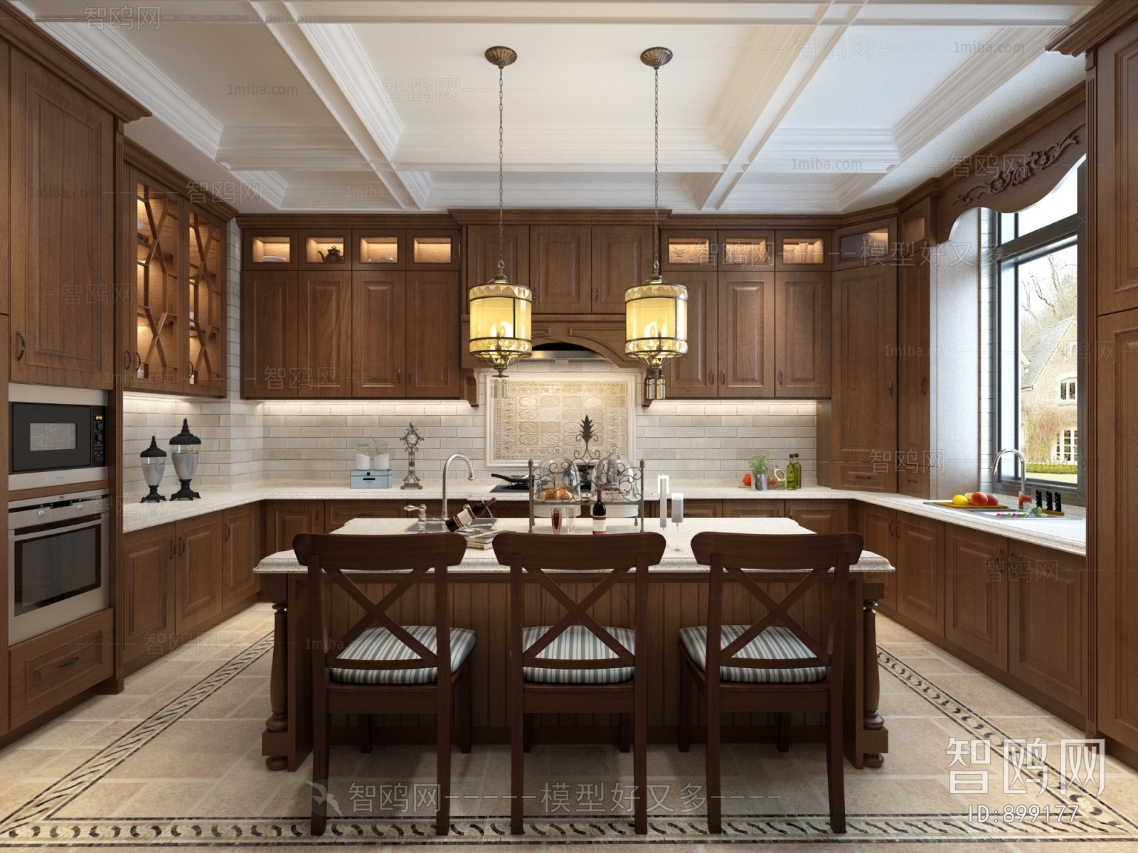 American Style Open Kitchen