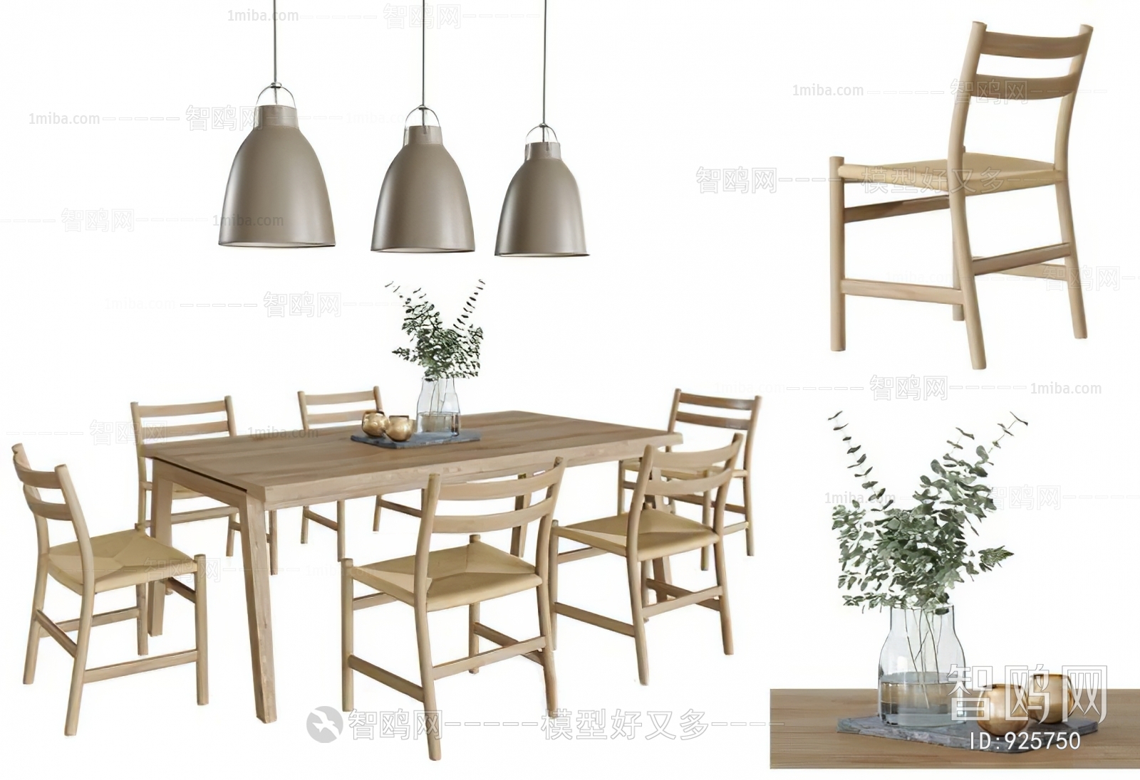 Nordic Style Dining Table And Chairs