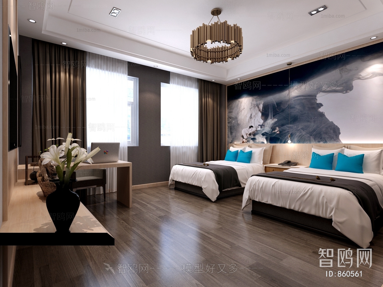 Modern Guest Room