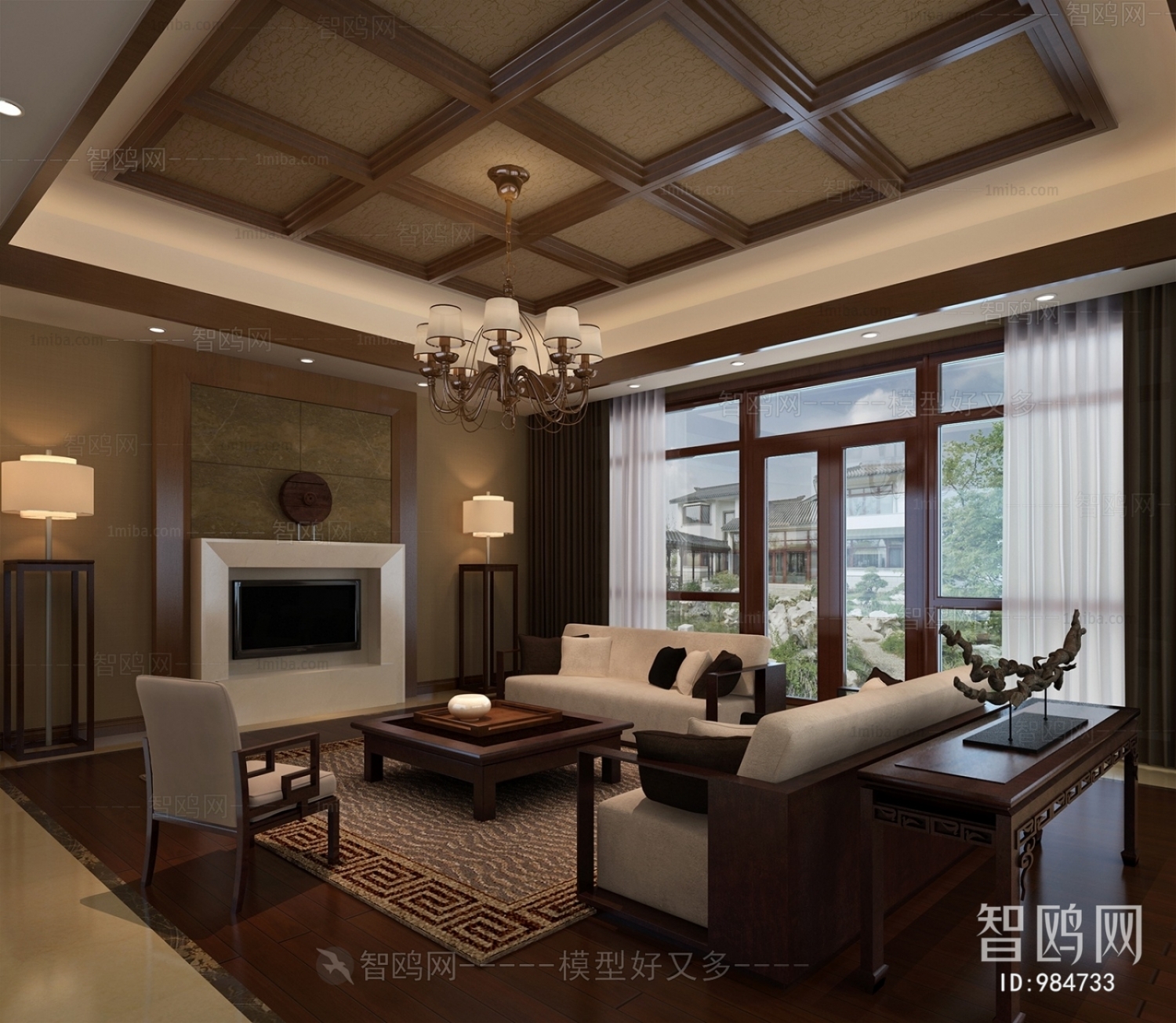 Chinese Style A Living Room