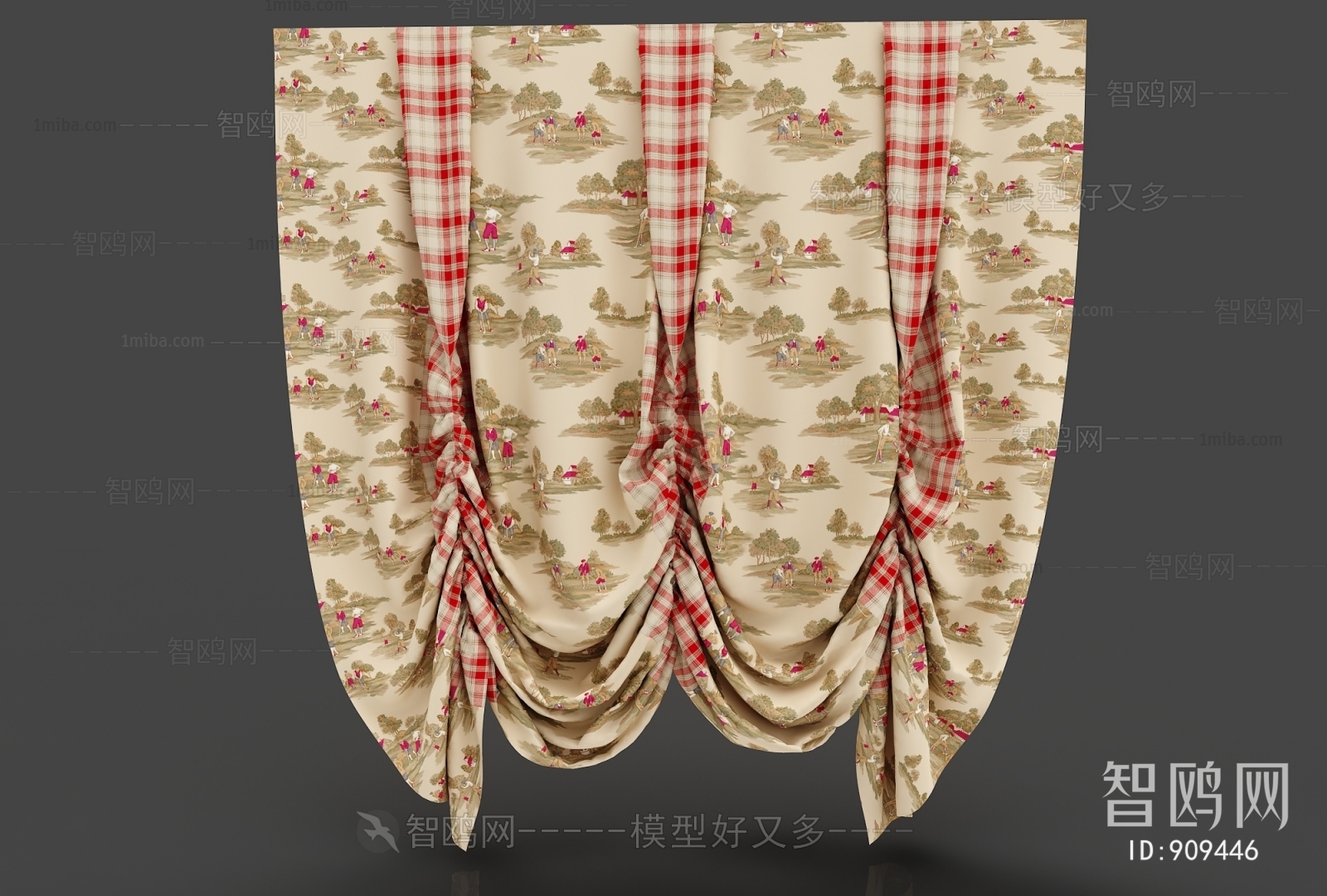 Simple European Style The Curtain