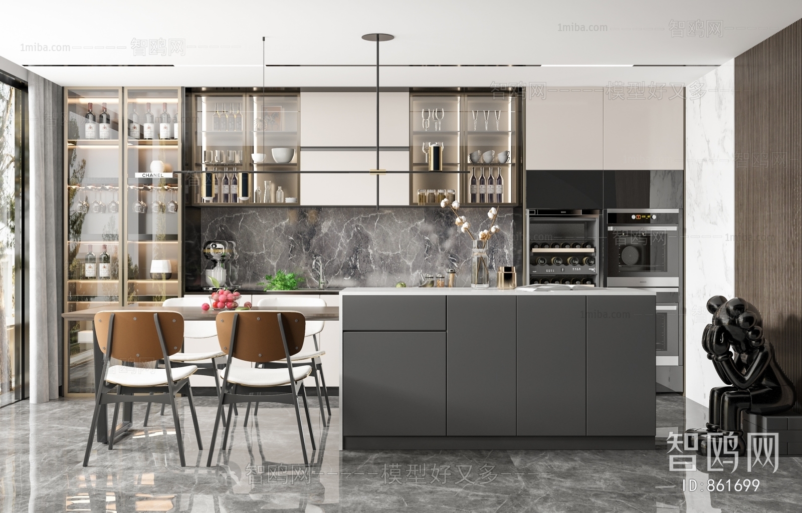 Modern Open Kitchen