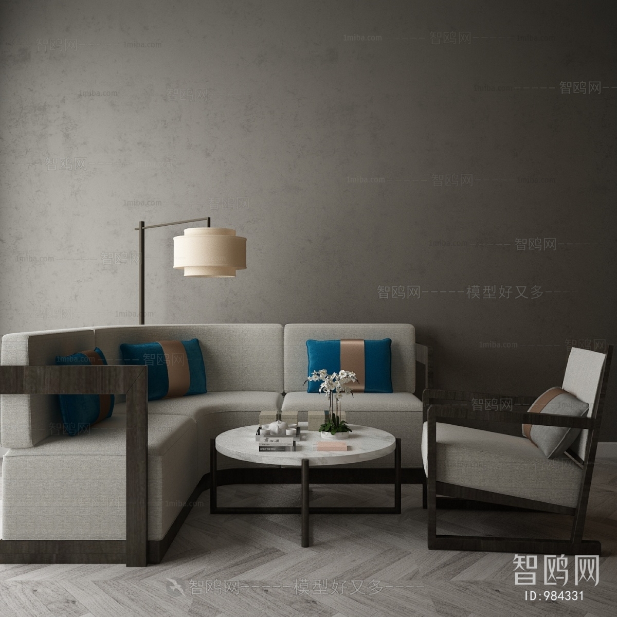 New Chinese Style Sofa Combination