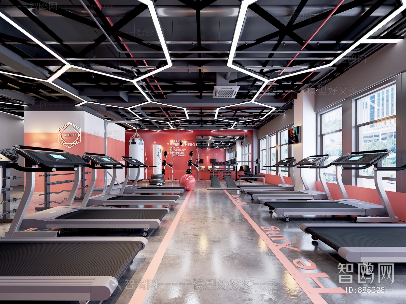 Industrial Style Gym