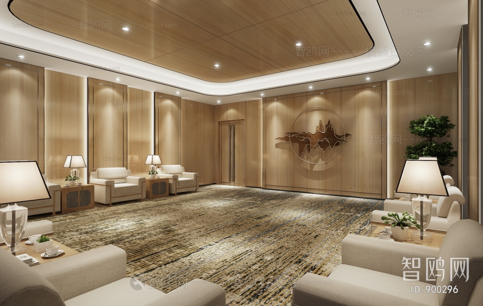 New Chinese Style Reception Room