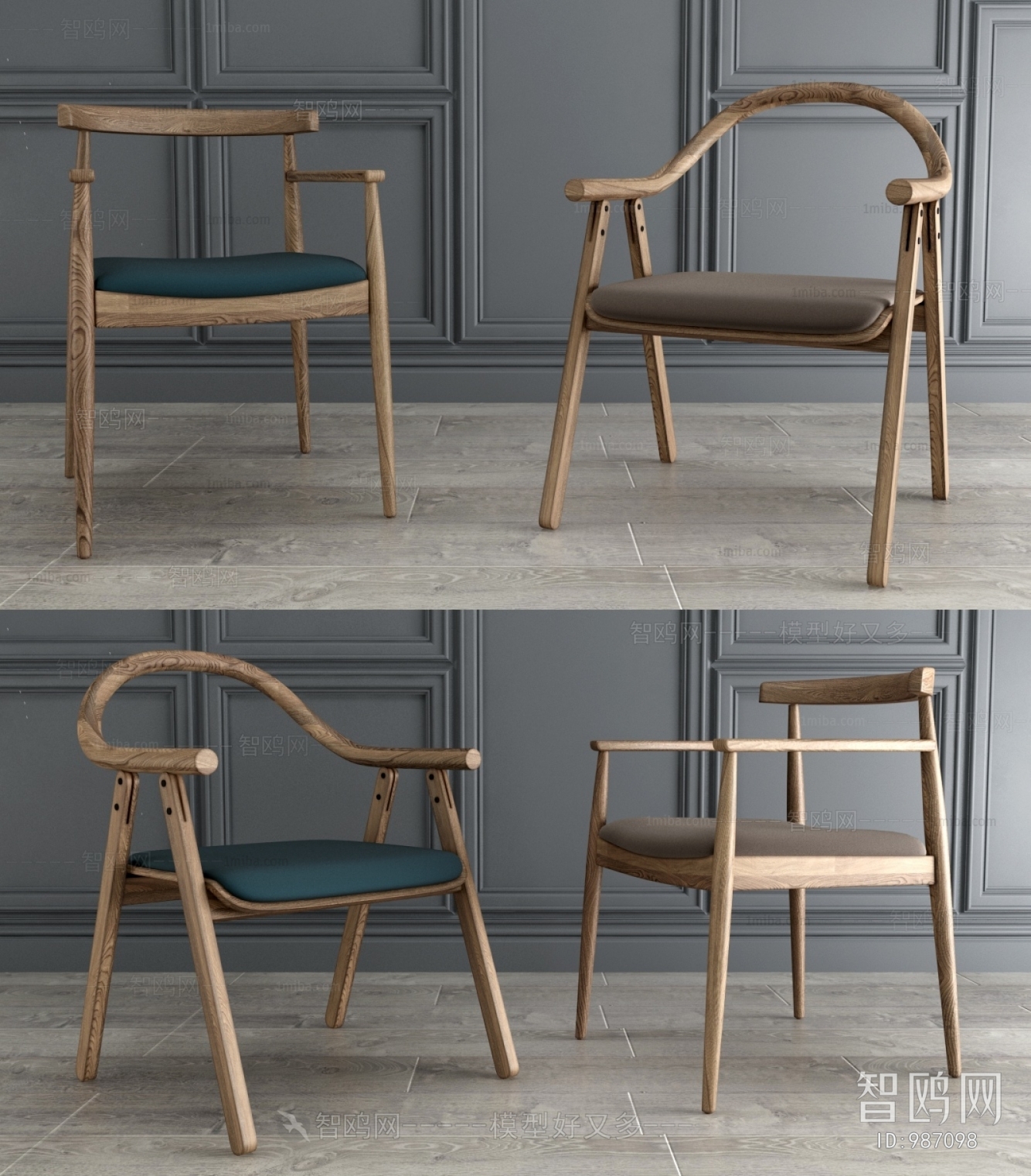 Nordic Style Single Chair