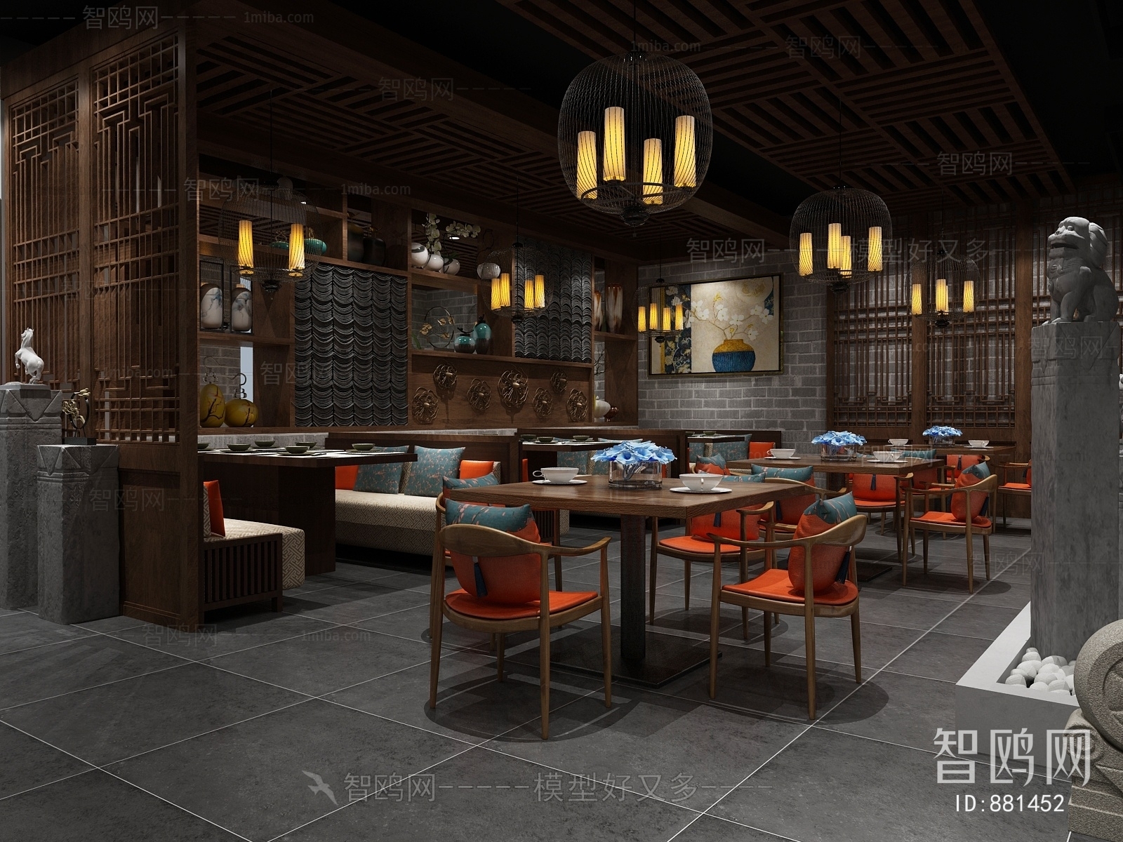 New Chinese Style Catering Space