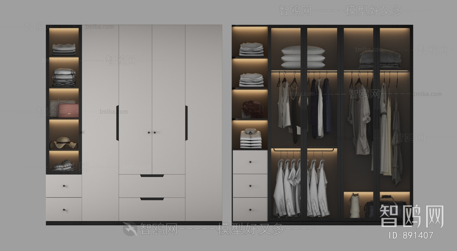 Modern The Wardrobe