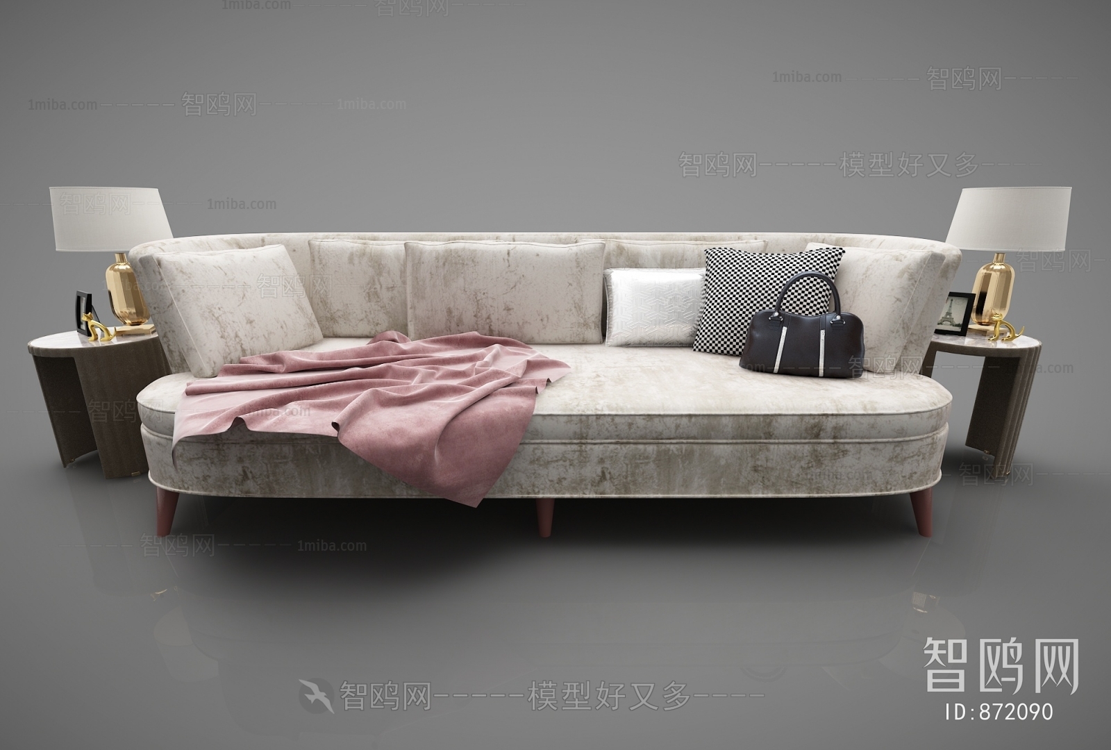 Modern Three-seat Sofa