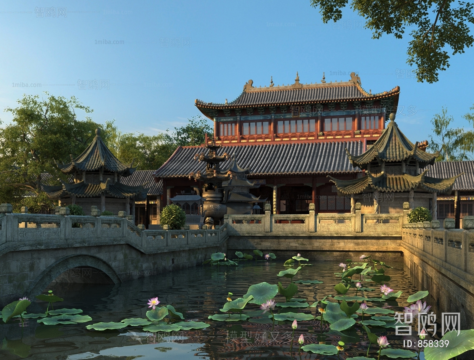 Chinese Style Ancient Architectural Buildings