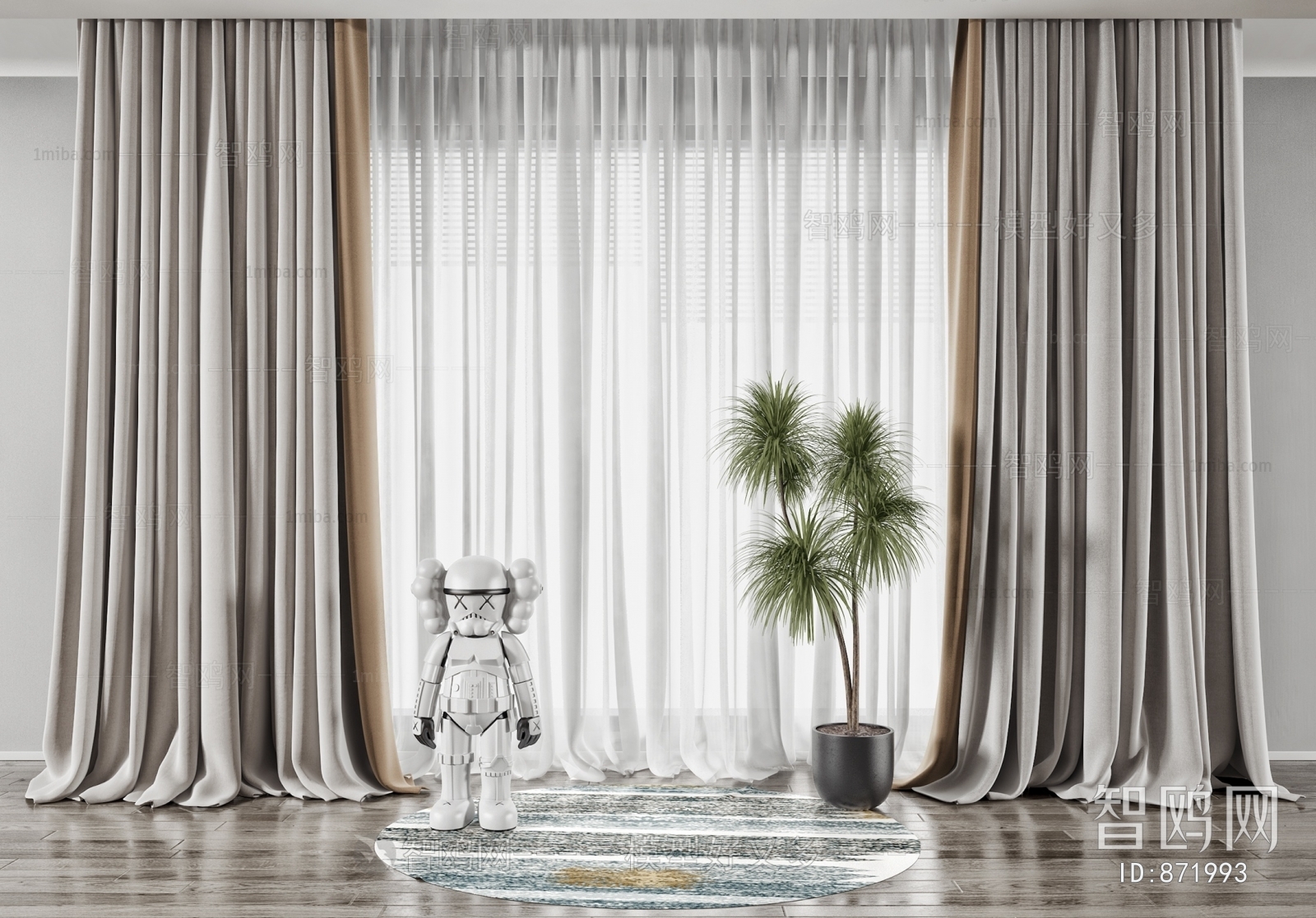 Modern The Curtain