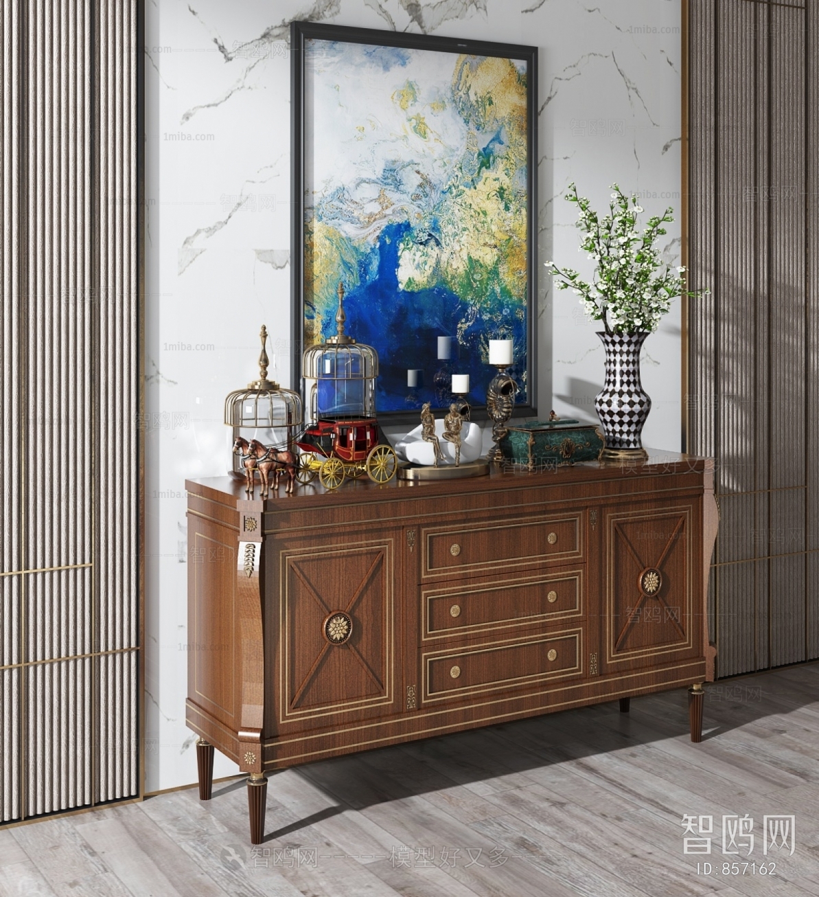 American Style Side Cabinet/Entrance Cabinet