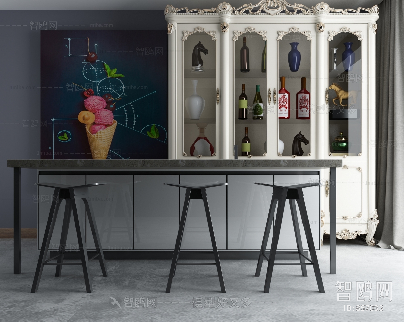 Modern Counter Bar