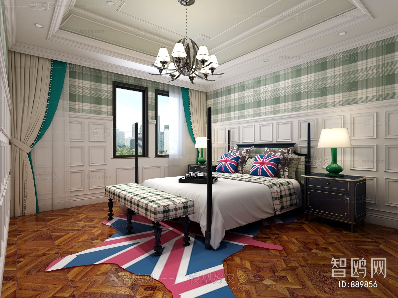 American Style Bedroom