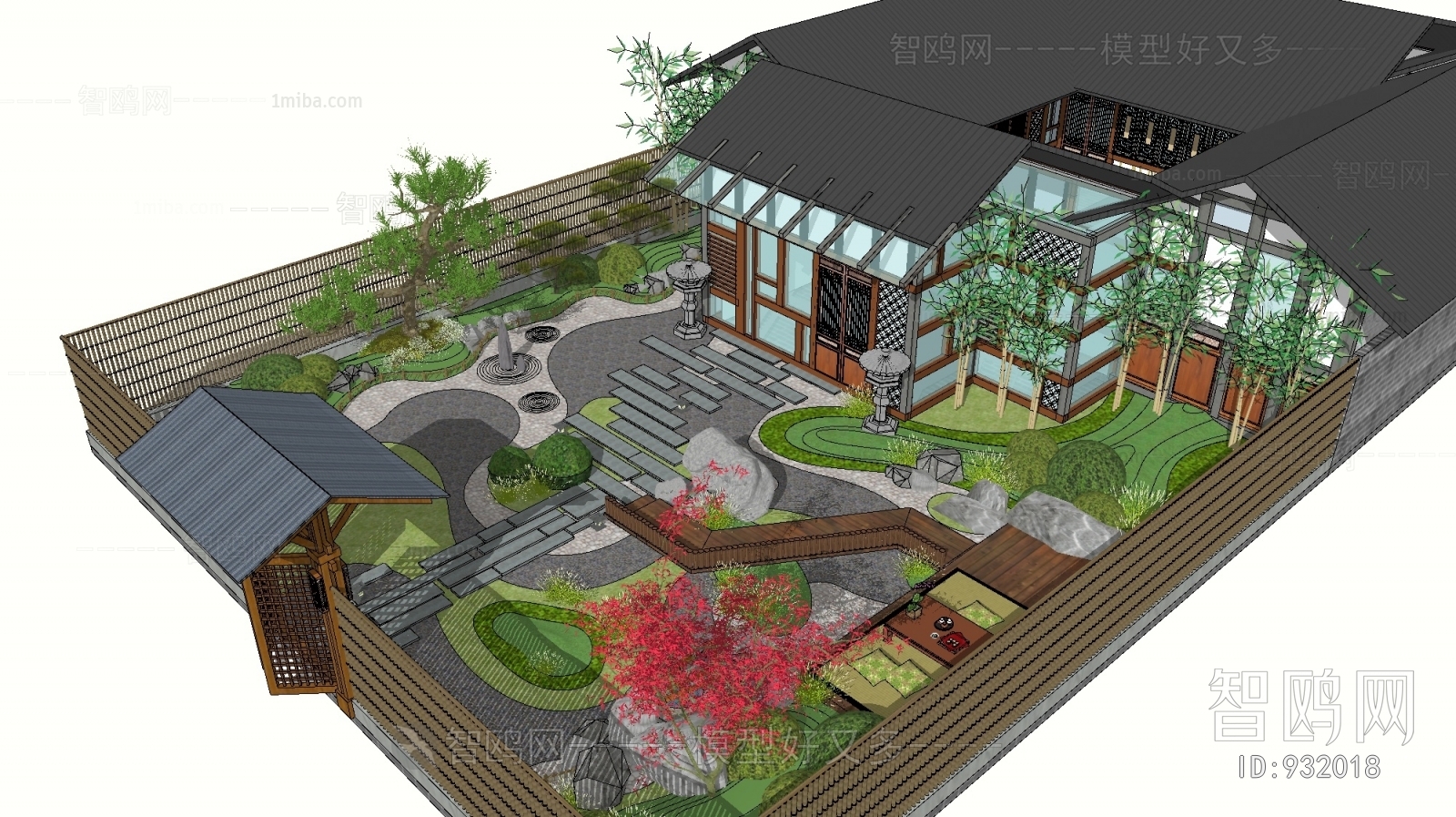 Japanese Style Courtyard/landscape