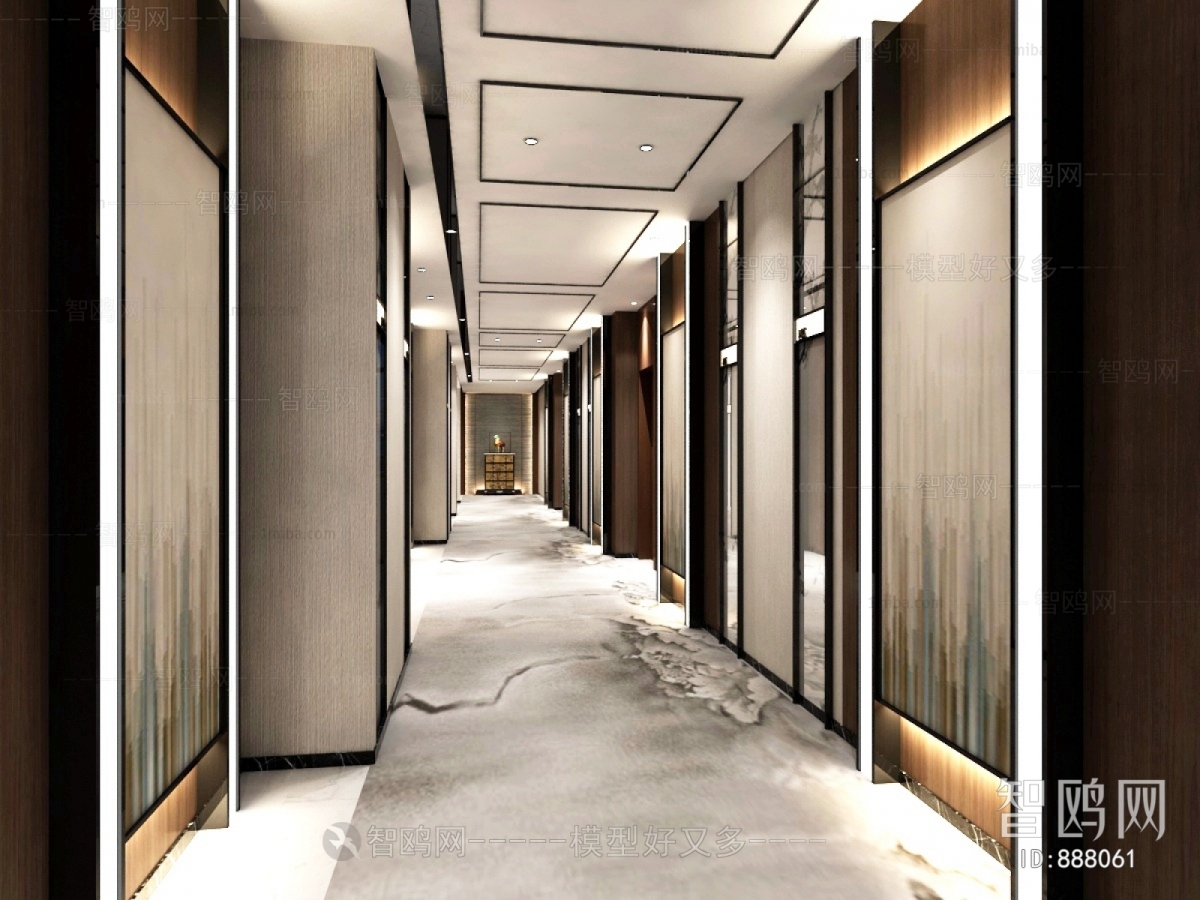 New Chinese Style Corridor