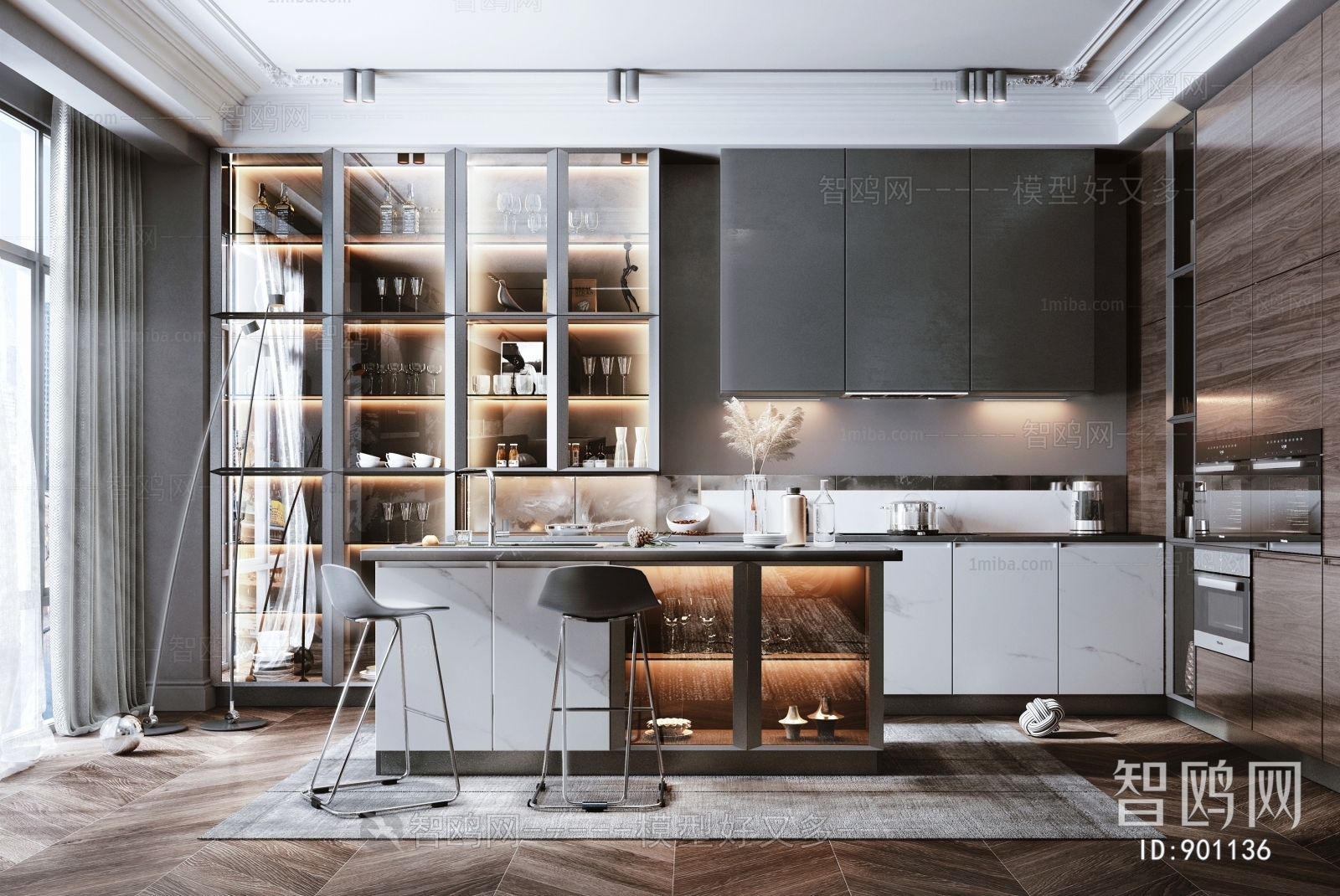 Modern Open Kitchen