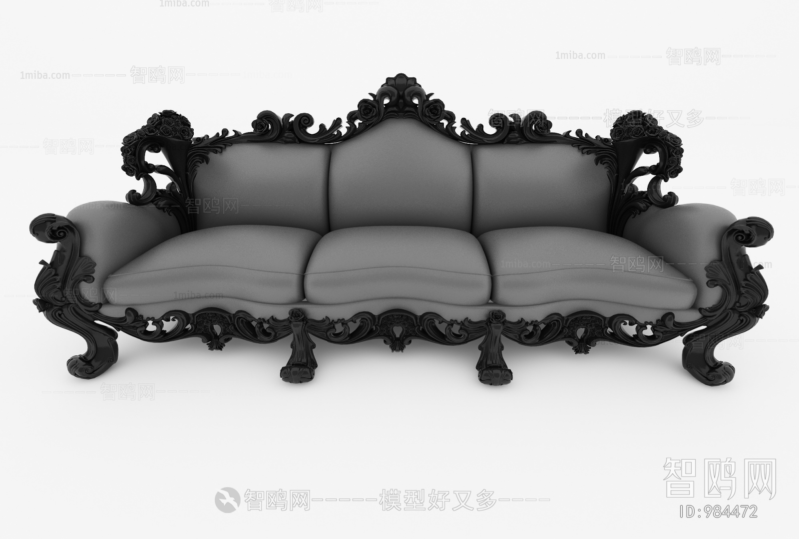 European Style Three-seat Sofa