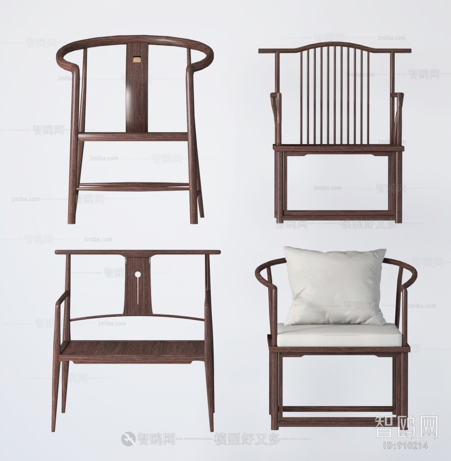 New Chinese Style Single Chair