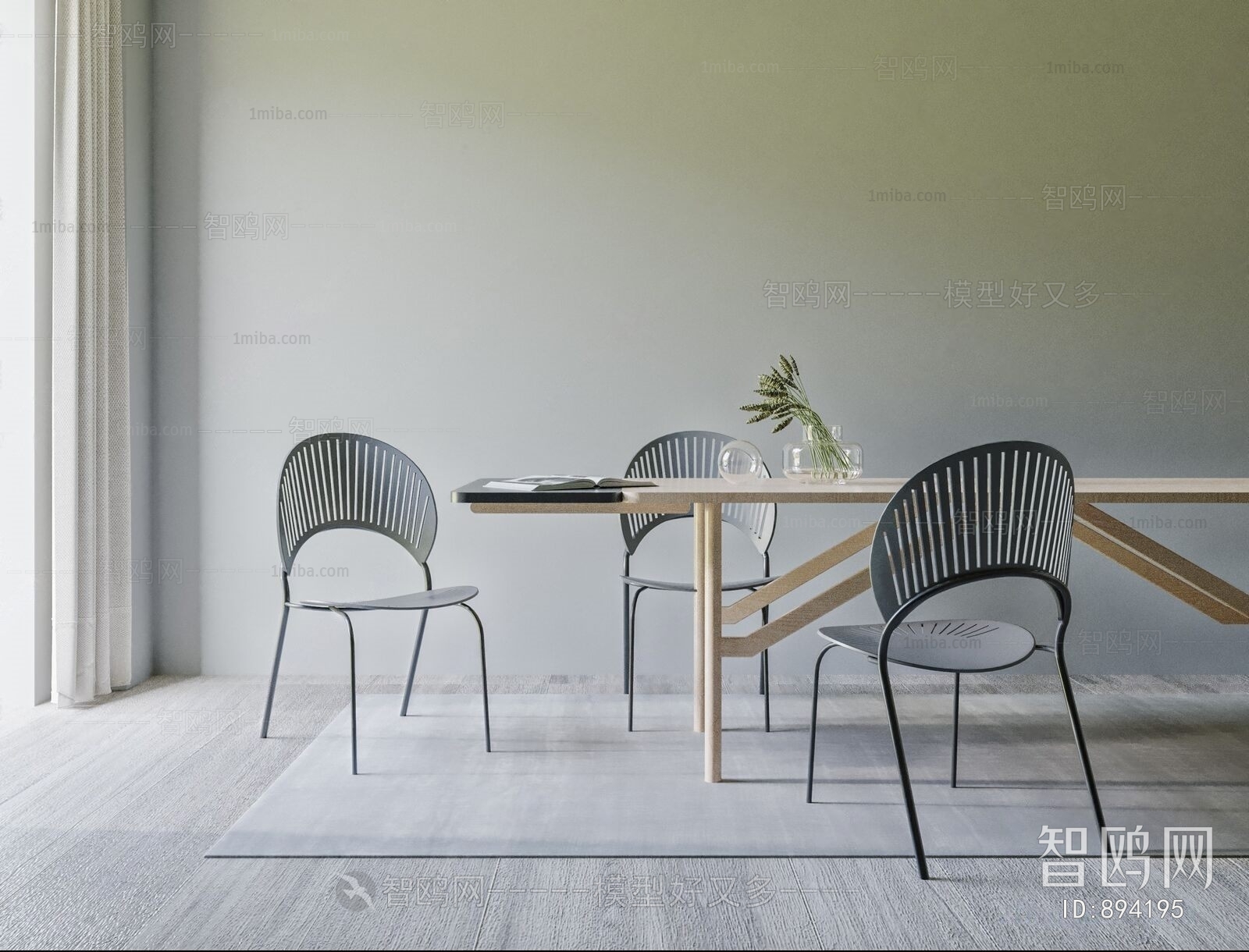 Nordic Style Dining Table And Chairs