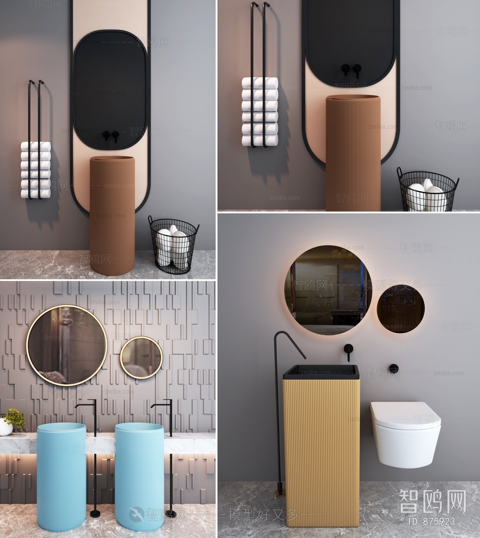 Nordic Style Kitchen And Bathroom Components