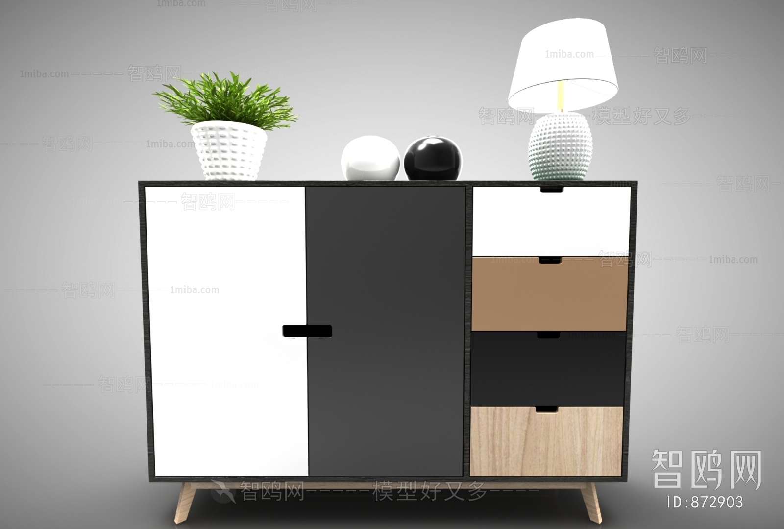 Modern Side Cabinet/Entrance Cabinet