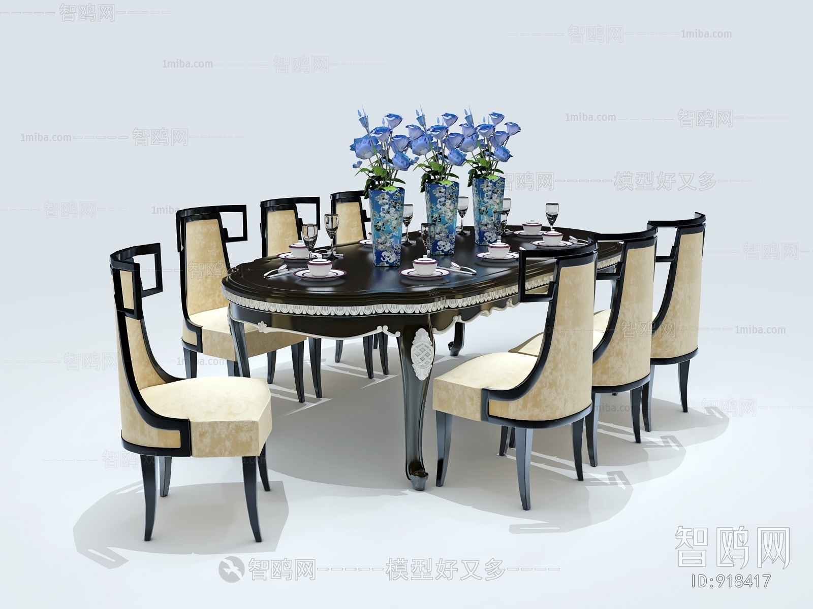 American Style Dining Table And Chairs