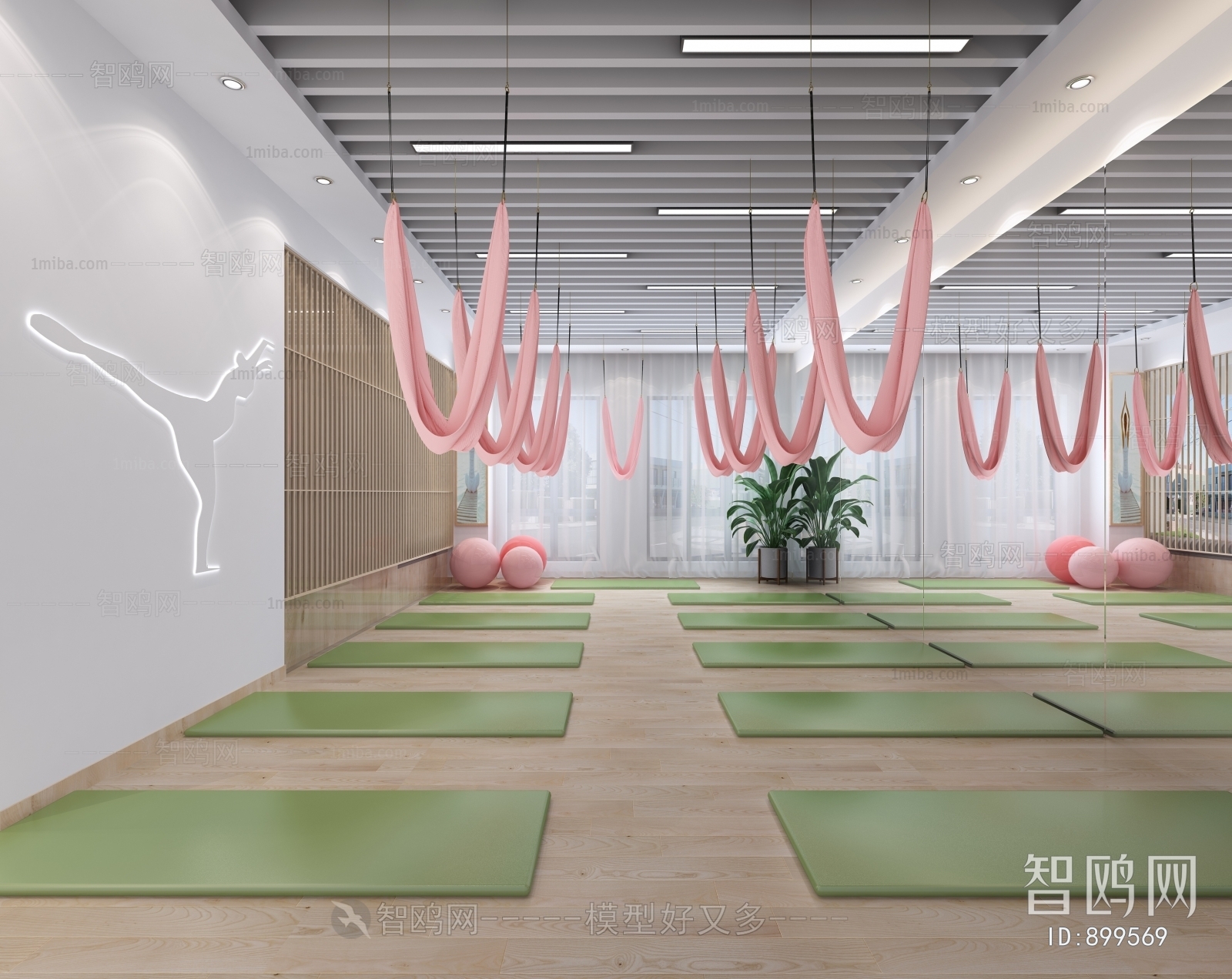 Modern Yoga Room