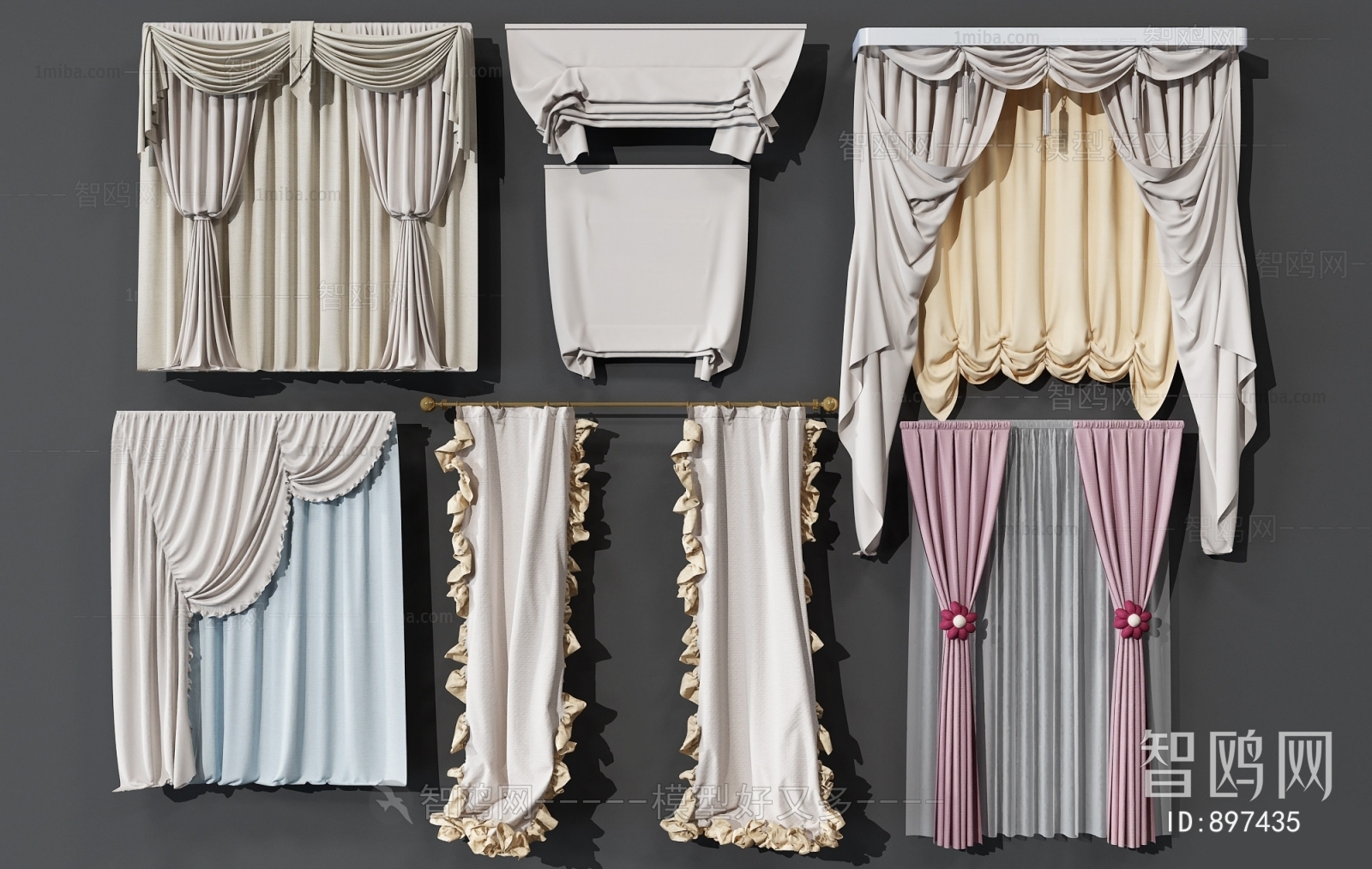 Simple European Style The Curtain