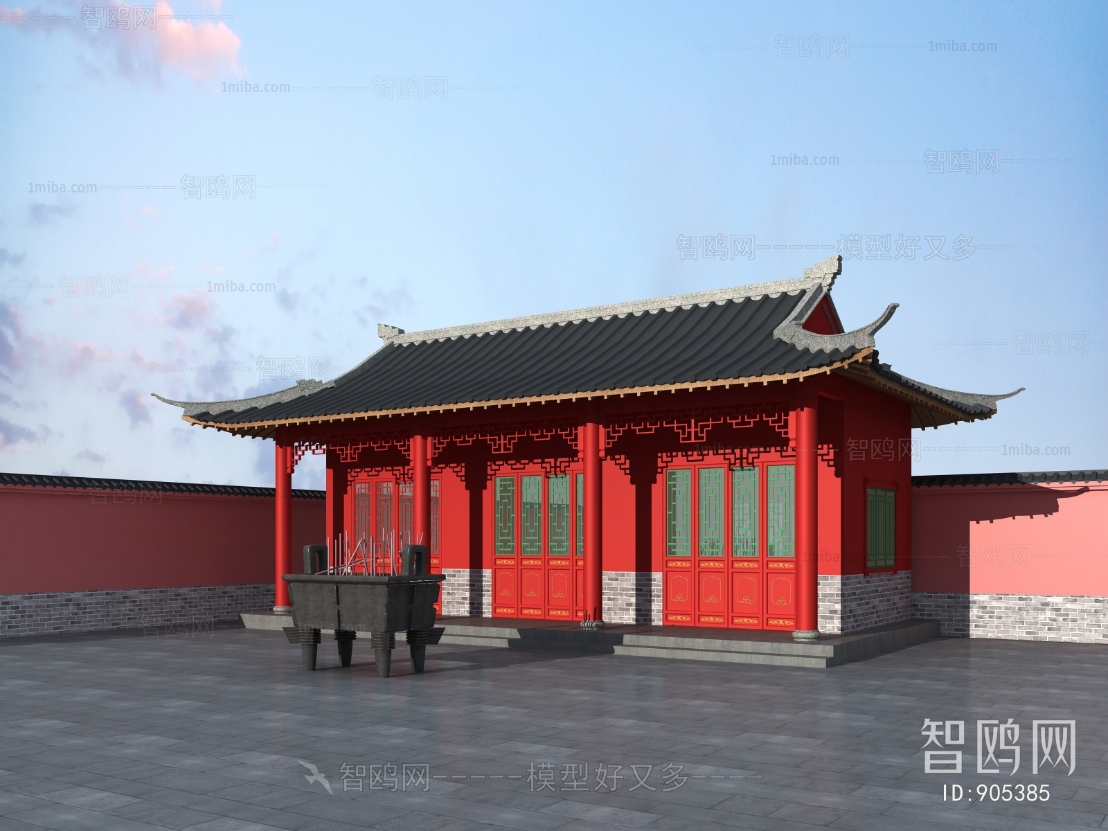 Chinese Style Ancient Architectural Buildings