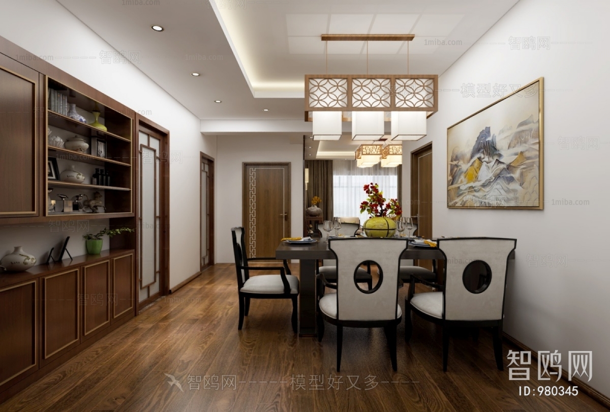 New Chinese Style Dining Room