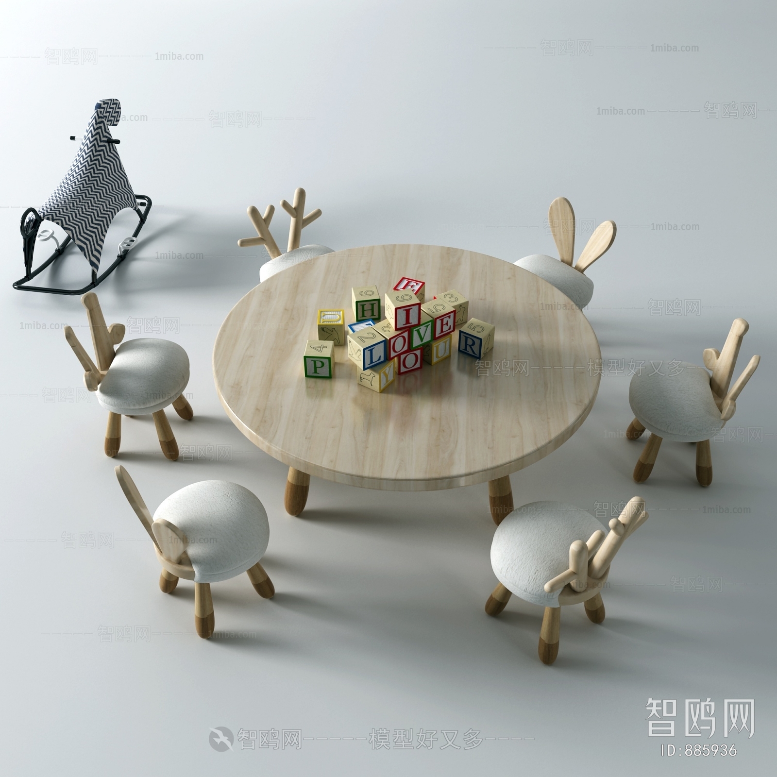 Modern Children's Table/chair