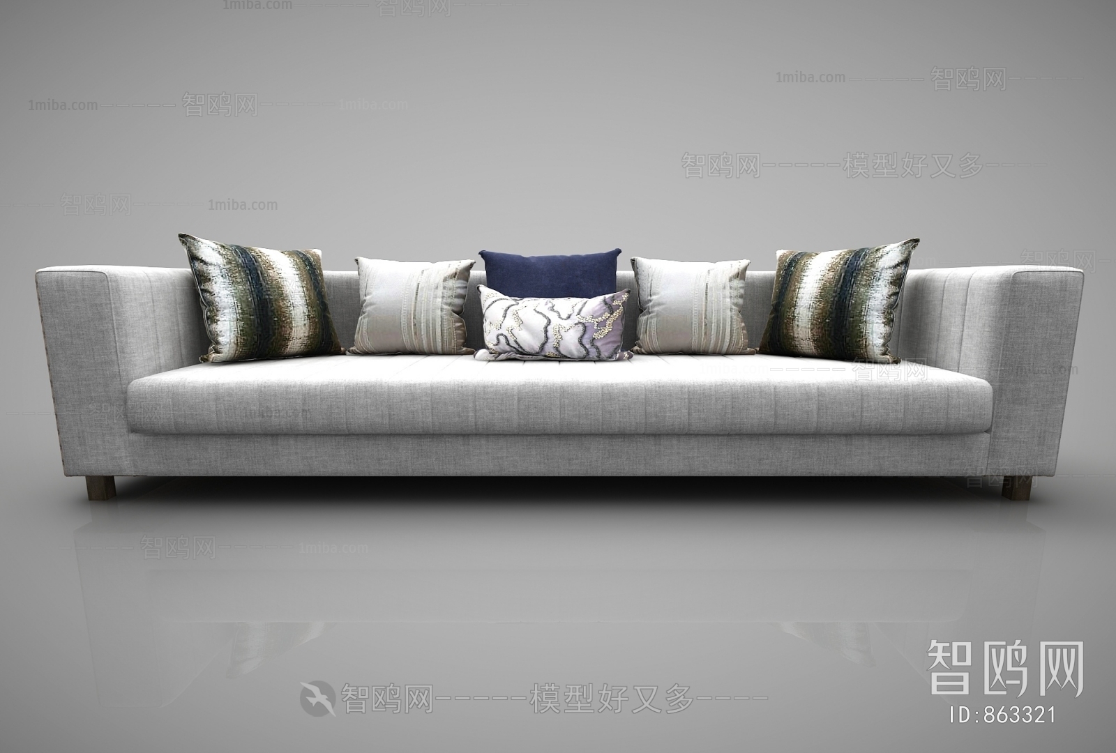 Modern Three-seat Sofa