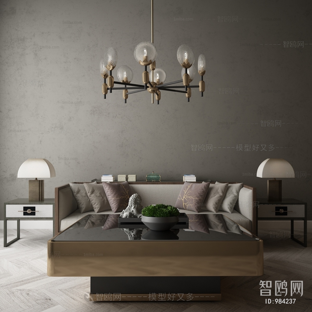 New Chinese Style Sofa Combination