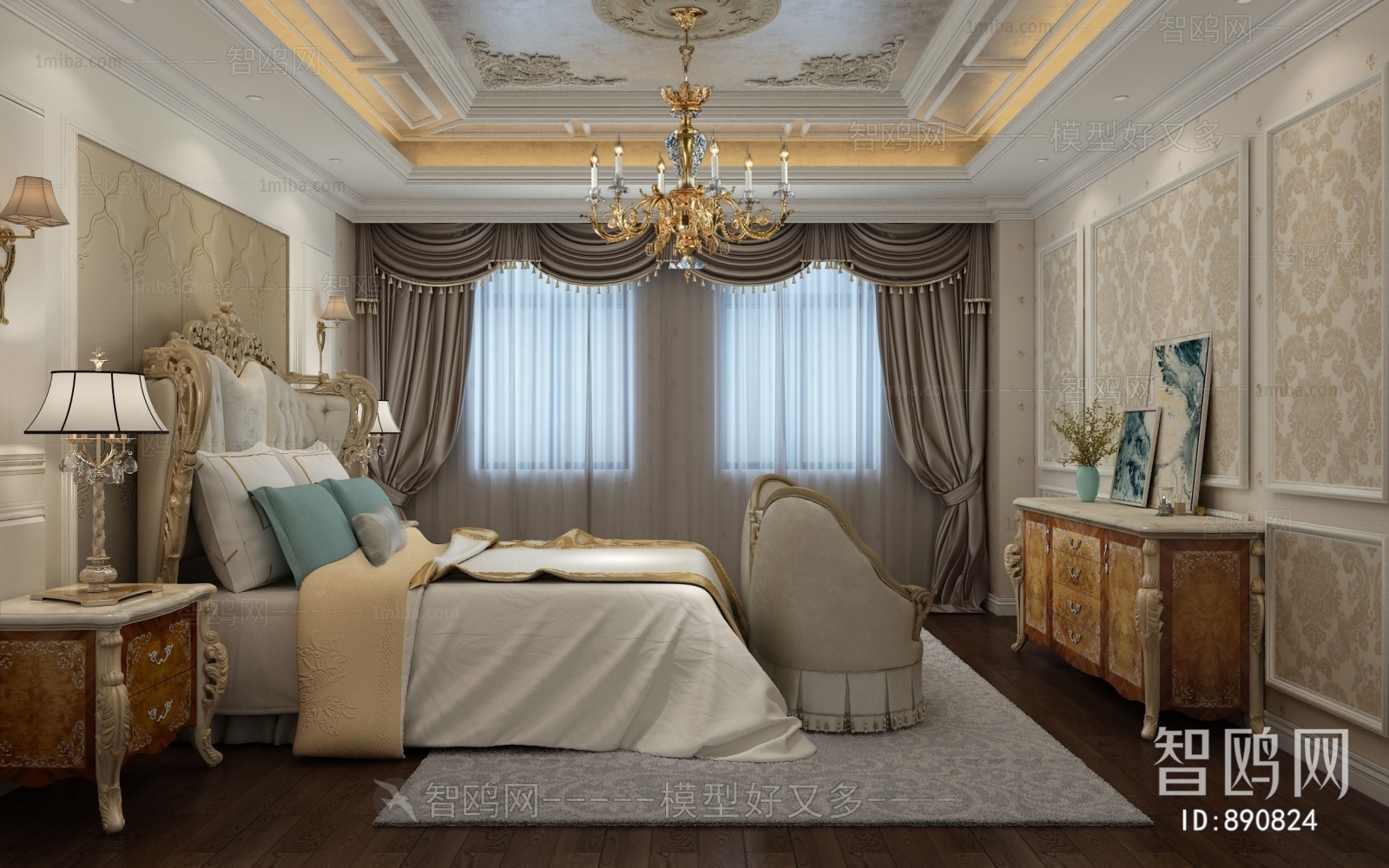 European Style Bedroom