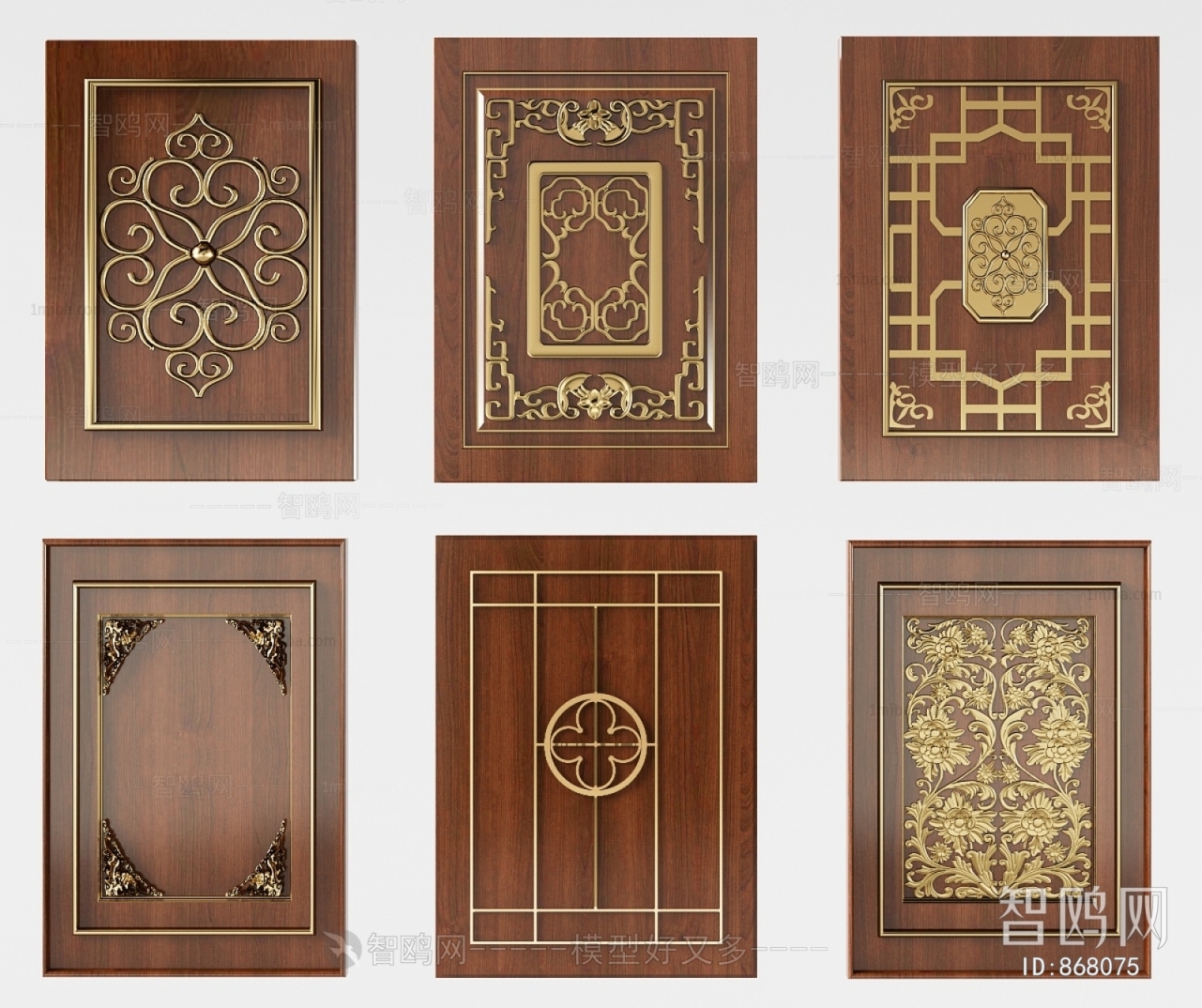 New Chinese Style Door Panel