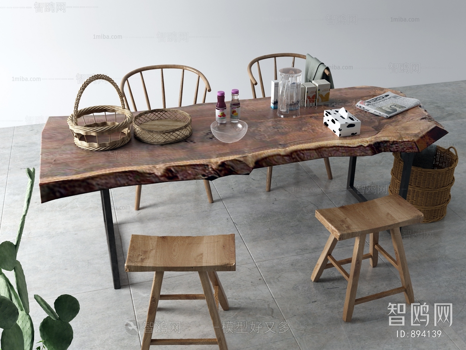 Nordic Style Dining Table And Chairs