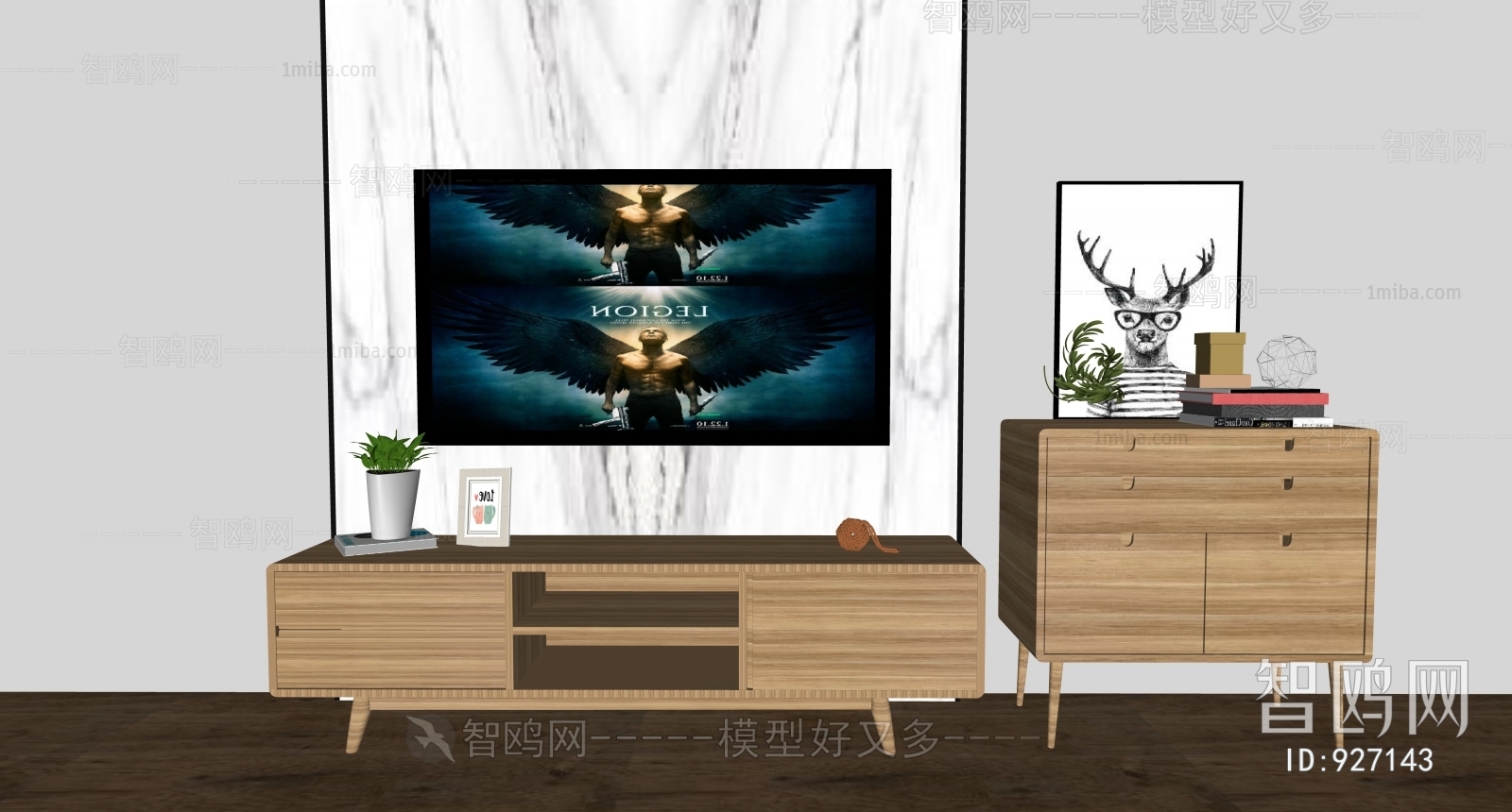 Nordic Style TV Cabinet