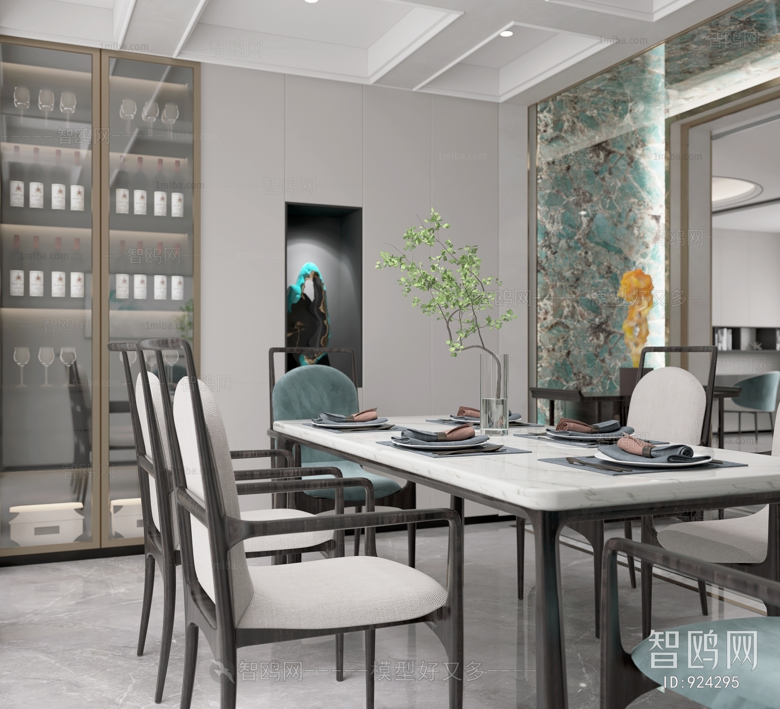 New Chinese Style Dining Room