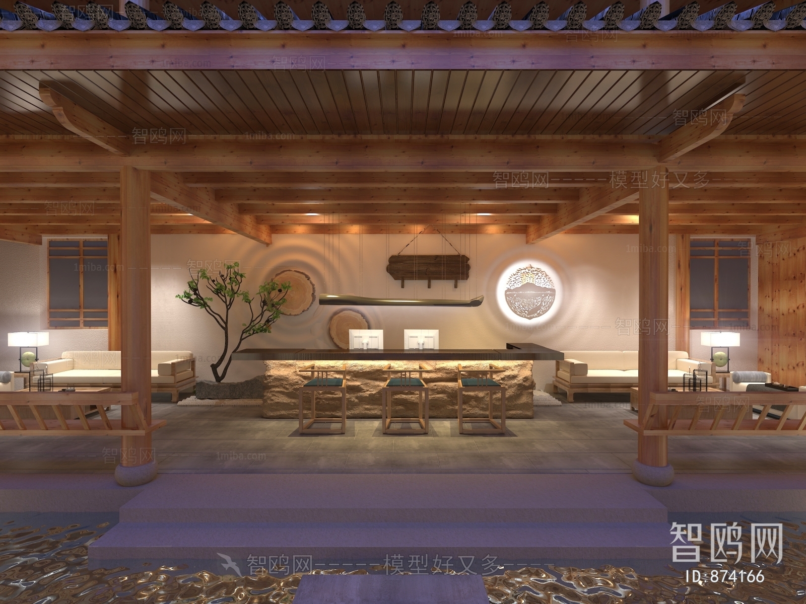 New Chinese Style Hotel Space