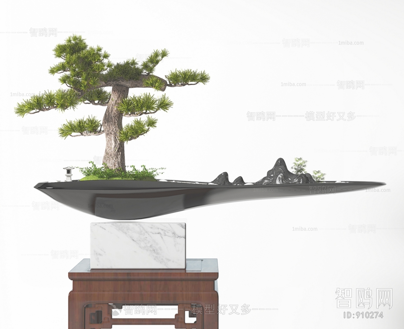 New Chinese Style Bonsai