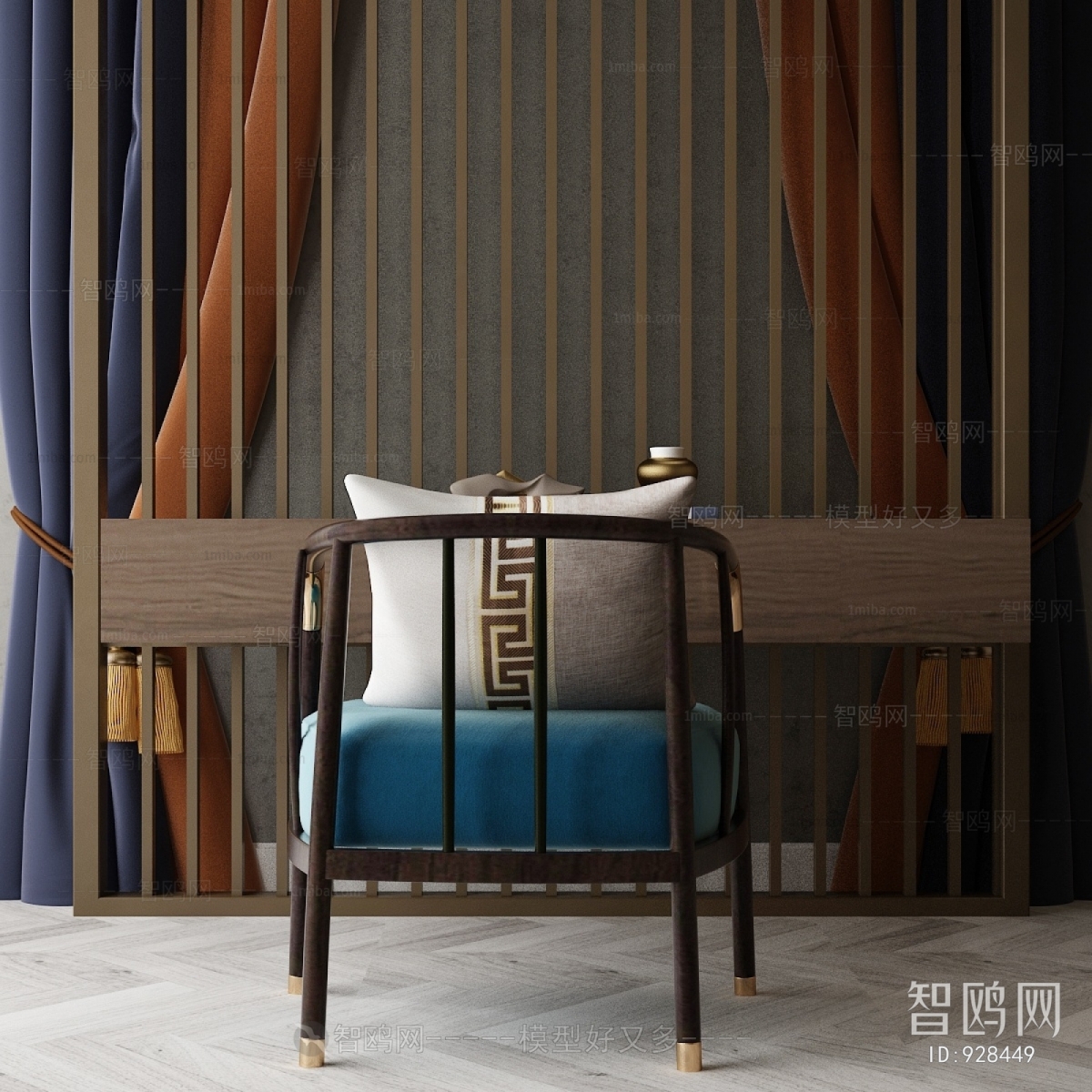 New Chinese Style Single Chair