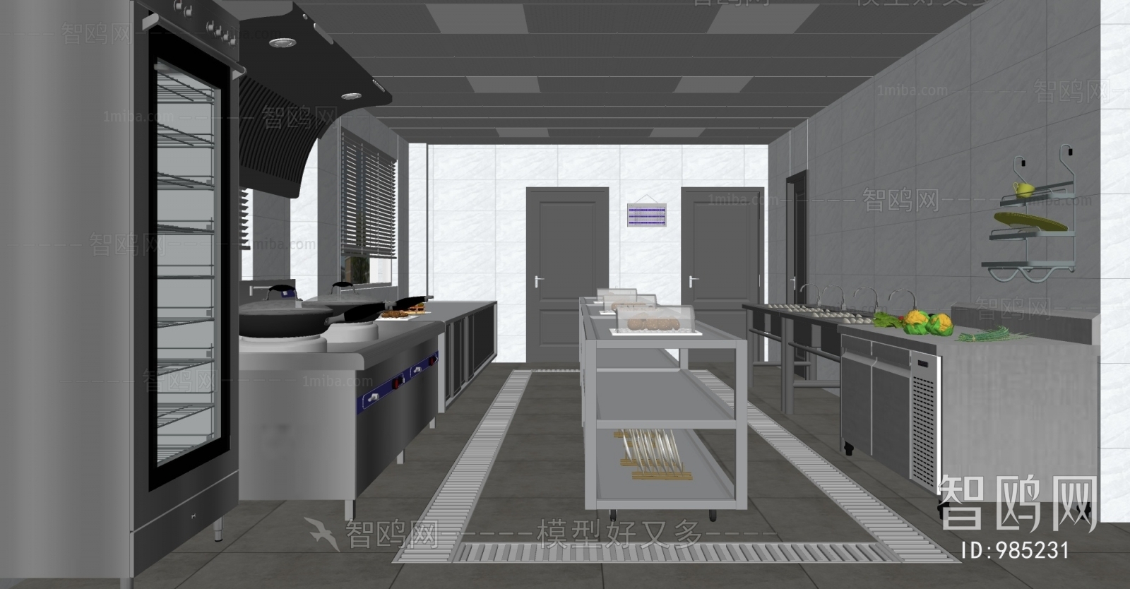 Modern Central Kitchen